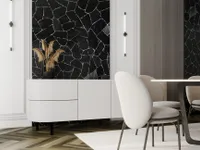 Обсидиан Obsidian Silver Veines